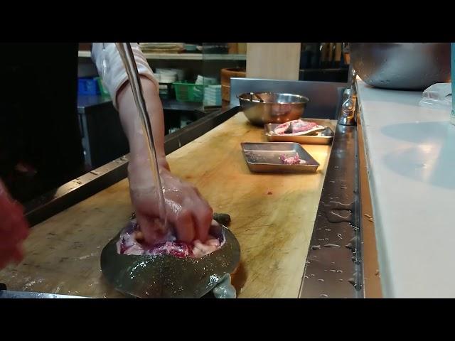 Japanese cuisine and chef's technique:Suppon1-1(Soft-shelled turtle)