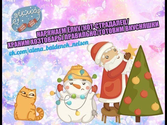 16. БолтоVLOG #4: НАРЯЖАЕМ ЁЛКУ/КОТ-СТРАДАЛЕЦ/ХРАНИМ ХОЗТОВАРЫ ПРАВИЛЬНО/ГОТОВИМ ВКУСНЯШКИ