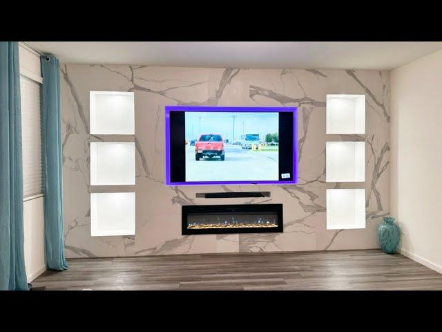 How to build a marble media wall