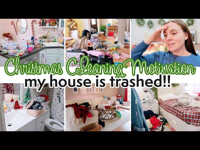 EXTREME CHRISTMAS CLEAN WITH ME | Christmas Cleaning Motivation