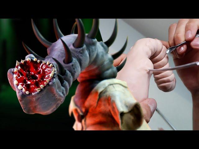 Making Up MY OWN Nightmare Character! Meet THE PARASITE - Polymer Clay Sculpture Tutorial