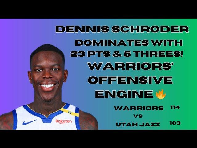 "Warriors’ TOP Performers vs Jazz: Schröder, Podziemski, Wiggins, & Post Light It Up! "