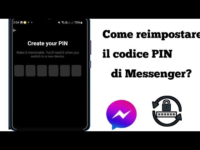 Come reimpostare il codice PIN di Messenger? 2024 ll