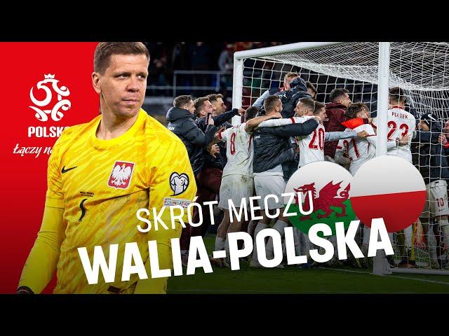 BARAŻE EL. ME 2024: Skrót meczu 󠁧󠁢󠁷󠁬󠁳󠁿 Walia - Polska 