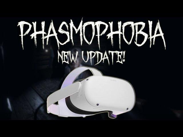 Playing Phasmophobia's New Update Live On VR!