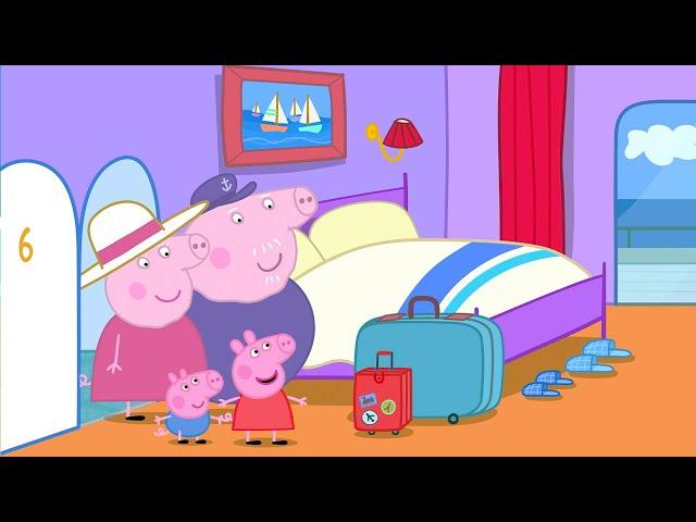 Peppa's Cruise Ship Cabin Bedroom  | Peppa Pig Official Full Episodes