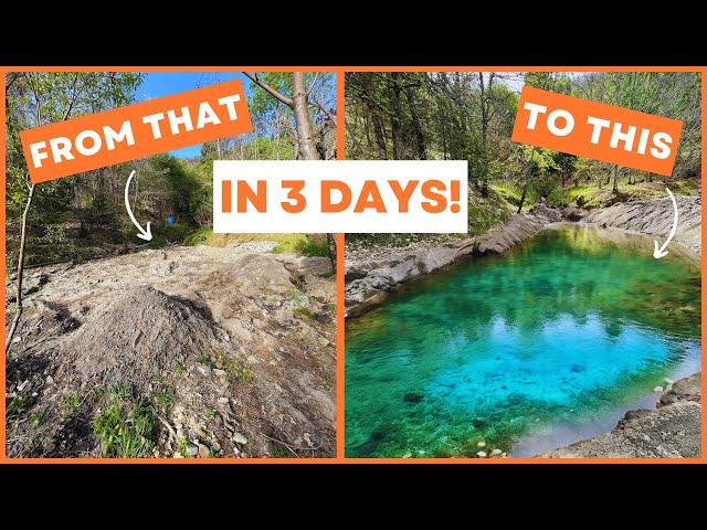 BUILDING A WILDLIFE POND IN 3 DAYS!