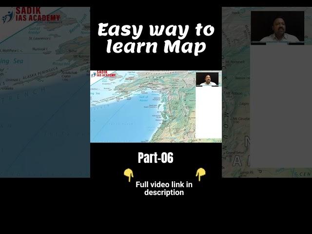 North America | Part-06|Easy way to learn Map | MA Sadik | Sadik IAS Academy