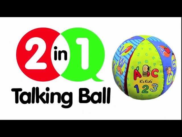 2 In 1 Talking Ball K's Kids from le3abstore.com