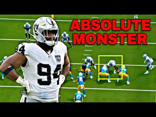 Why Raiders Christian Wilkins was UNSTOPPABLE vs Chargers