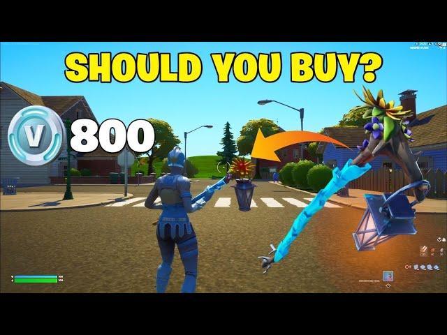 Cold Snap Pickaxe Gameplay in Fortnite! Sound Test + Review | Should You Buy?