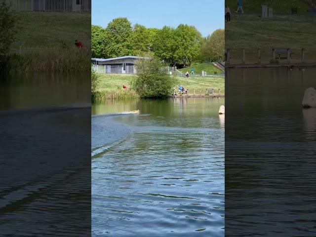 It’s a big lake with some small buoys…