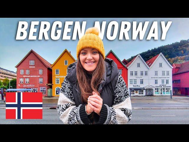 We spend the day in BERGEN Norway  (Definetly NOT what we expected)