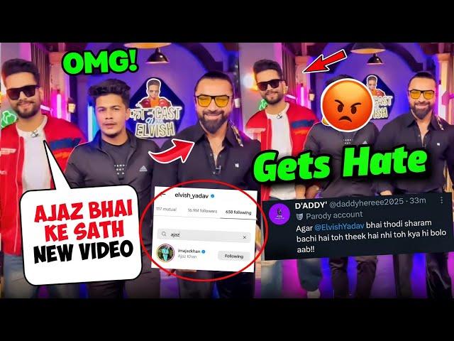 Unexpected! Elvish Yadav with Ajaz Khan  In PHODCAST Show | Elvish Yadav Vs Ajaz Khan The end !