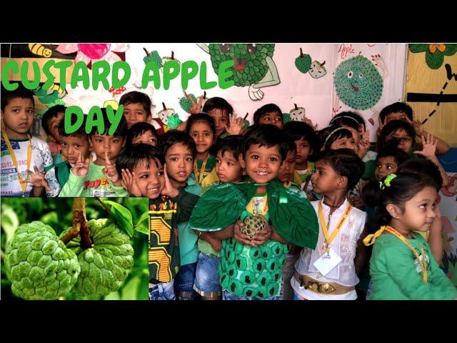 CUSTARD APPLE DAY @BUSYBAYBEEZ #custardappleactivity #playschoolactivities