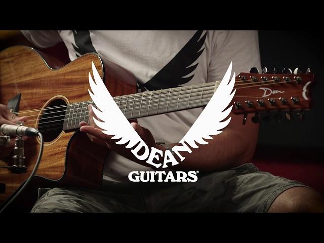 Dean AXS Exotic Cutaway 12 String Acoustic-Electric KOA