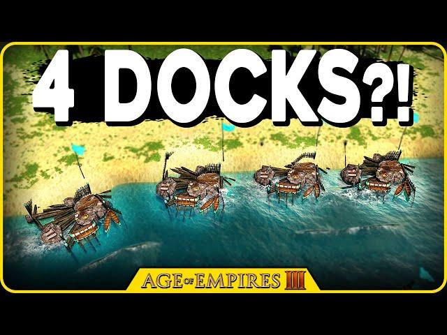 4 DOCKS With Lakota?!  | Age of Empires 3: Definitive Edition