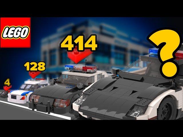 LEGO POLICE CARS in Different Scales | Comparison