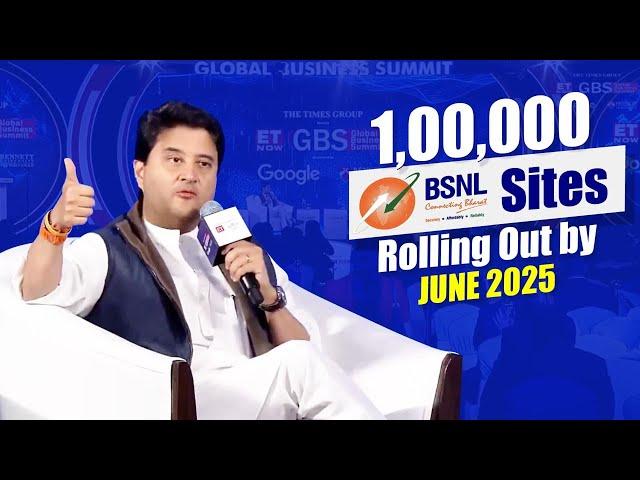 BSNL's 1,00,000 4G Sites Rollout  | India Joins Elite Club with 4G Stack Development