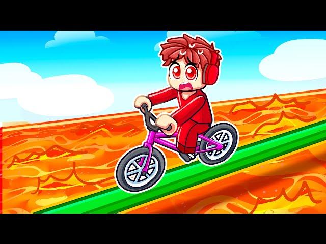 Roblox Obby but you're on a Bike!