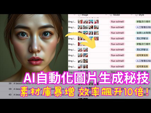 內容創作者震驚：Flux+n8n+Airtable讓1人團隊效率勝過10人？AI自動化顛覆數位工作