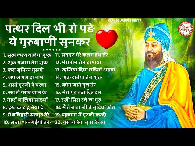 पत्थर दिल भी रो पड़ेगा वाहेगुरु जी की ये गुरुबाणी सुनकर | Guru Nanak Songs | Waheguru Ardas | Bhajan