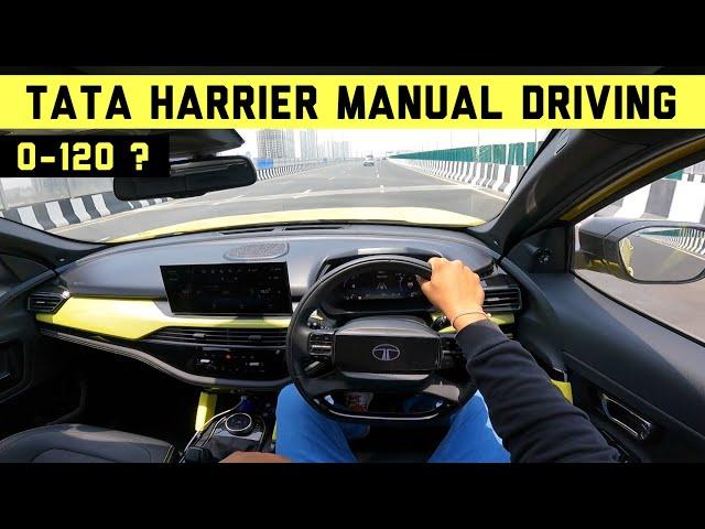 Tata Harrier Manual 2024 Drive Review: Performance, Comfort & Mileage - All Details !!