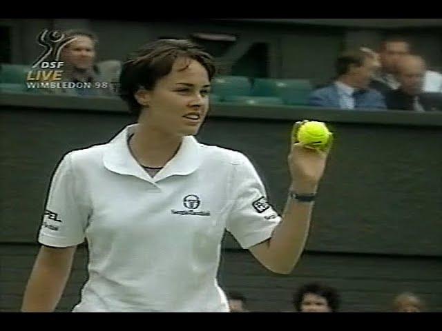 Martina Hingis vs. Lisa Raymond Wimbledon 1998 R1