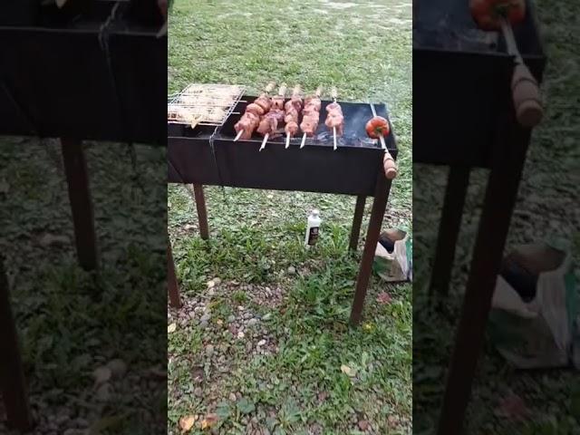 Шашлычок для спортсменов!#пикник#шашлык#адыгея#отпуск#россия