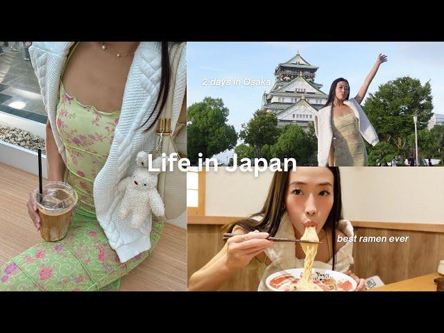 LIVING IN JAPAN | Osaka eats, best ramen spot, hair makeover, filipino owned luxury store!