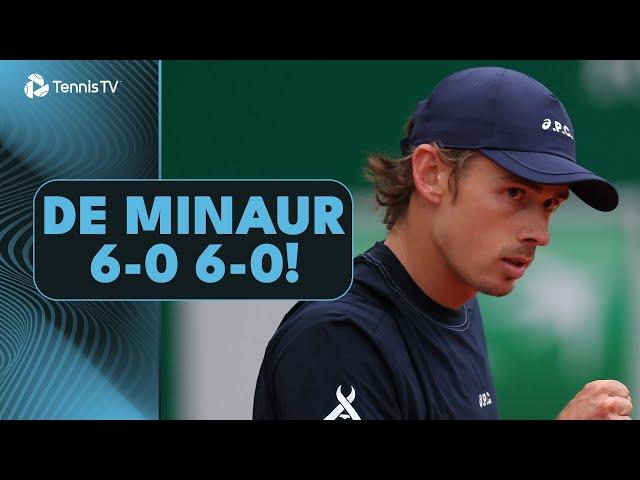 Alex de Minaur Double Bagels Grigor Dimitrov  | Monte-Carlo 2025 Quarter-Finals Highlights