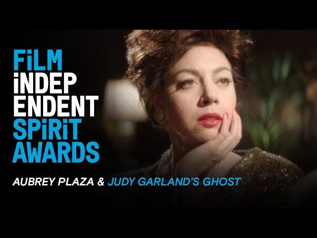 Aubrey Plaza meets the ghost of Judy Garland | 35th Film Independent Spirit Awards