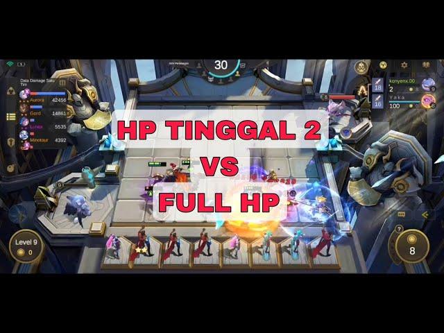 EPIC COMEBACK TER GG MAGIC CHESS MOBILE LEGEND - HP 2 vs FULL HP