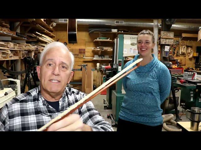 Vlog #148 Jelly in the Shop Repairing A Violin Bow While Cust Waits