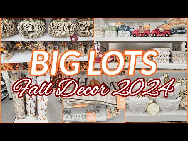 BIG LOTS FALL DECOR 2024 SHOP WITH ME