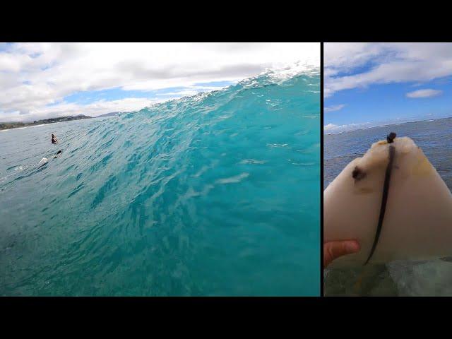 Gnarly Wipeout on Shallow Reef | Hawaii POV Surfing @ Diamond Head Lighthouse | Busted Stick