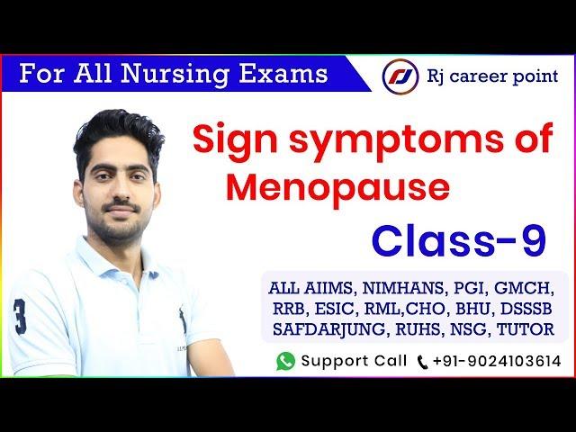 Sign symptoms of Menopause | by Rajesh Sir | Rj career point