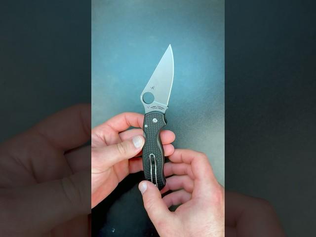 Spyderco Para 3 Blade Play #edc #foldingknife #blade #spyderco #spydercoknives