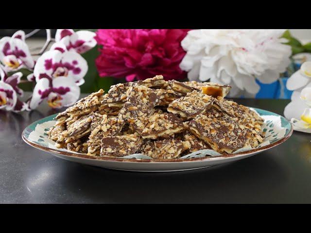 Chocolate Brittle Recipe | Thehome.com in the Kitchen Pt. 6