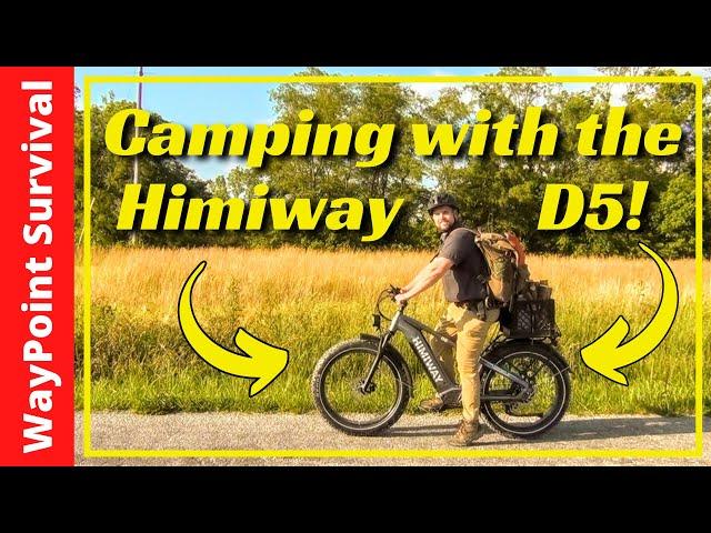 Camping with an E-bike! [ Himiway D5 ]