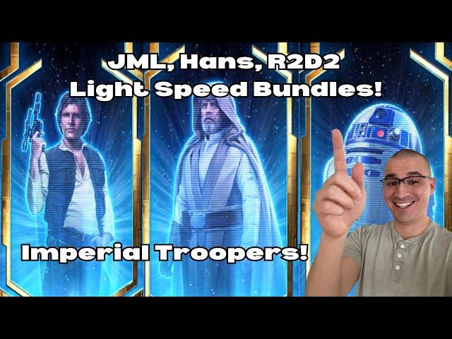 New Light Speed Bundles! JML, Hans, R2D2 (Imperial Troopers)!