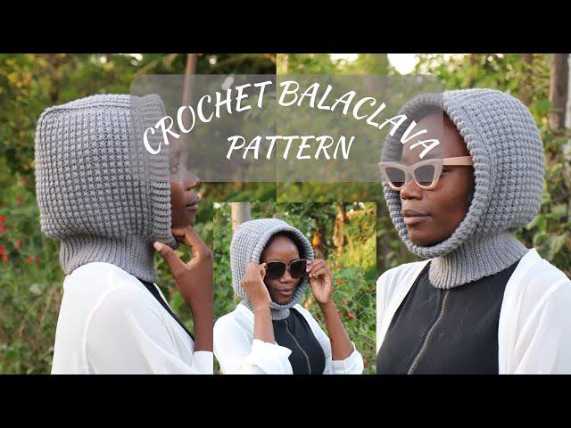 How to Crochet balaclava tutorial.