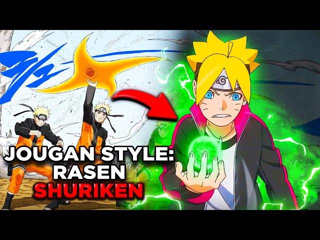 Why Naruto Wind Style Rasen Shuriken is different from Boruto Wind style rasen shuriken