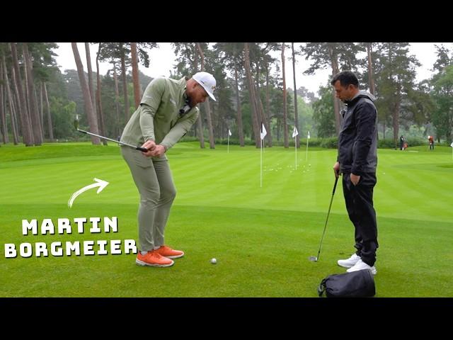 WORLD LONG DRIVE Champion Martin Borgmeier has a SHORT GAME lesson with Dan!!