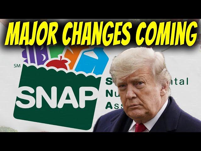 SNAP Benefits Under Trump | Major Changes Are Coming