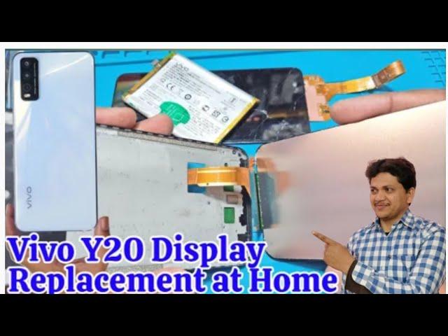 Vivo y20 Display kambo Replace|vivo Y20 Folder kaise Lagate hai Vivo y20 LCD Replace Bhawna telecom