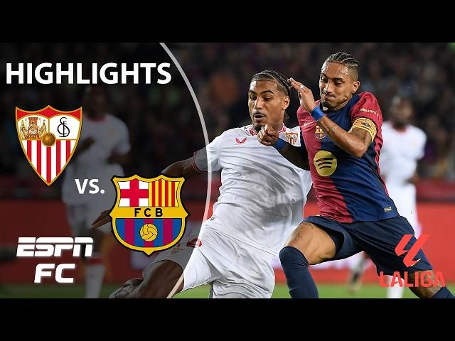 LEWANDOWSKI SHOWED OUT  Sevilla vs. Barcelona | LALIGA Highlights | ESPN FC