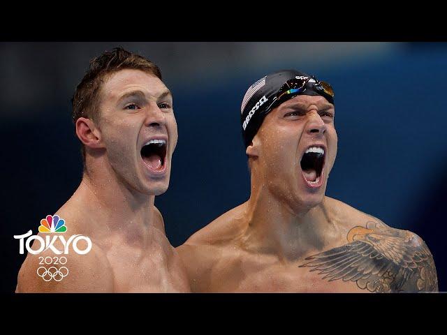 USA sets new world record to continue men's 4x100 medley relay reign | Tokyo Olympics | NBC Sports