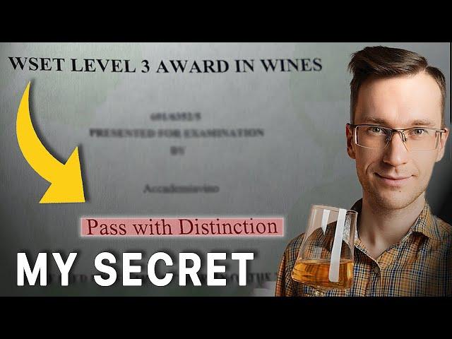 How I've Passed WSET Level 3 Exam with Distinction No Effort