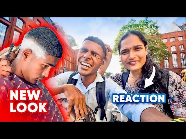ABIN New Hair Cut Reaction  Family & College Friends Reaction Video l College Vlog